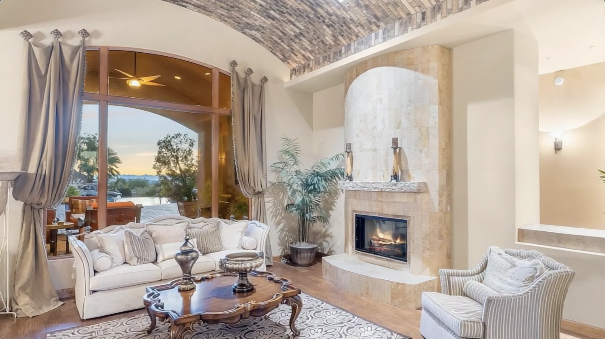 Modern living room property photo for video creation